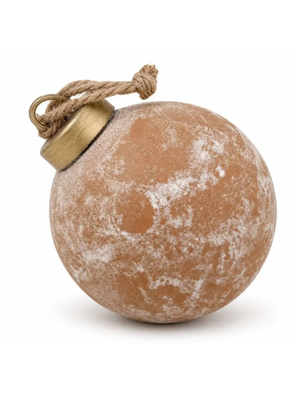 Crate And Barrel Leanne Ford Rizzo Textured Ball Christmas Ornaments Set In Box